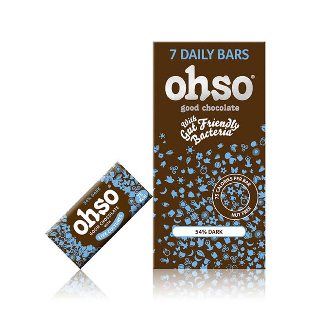 Ohso Good Dark Chocolate with Gut Friendly Bacteria Multipack 54%