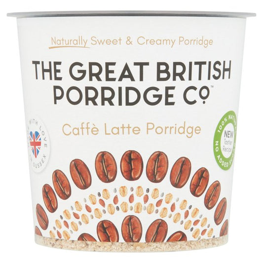 The Great British Porridge Co Caffe Latte Porridge Pot Cereals M&S   
