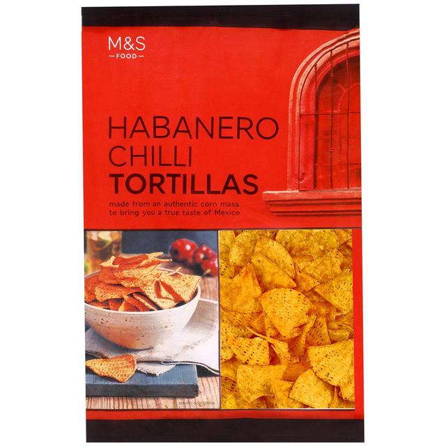 M&S Habanero Chilli Tortilla Chips