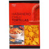 M&S Habanero Chilli Tortilla Chips Food Cupboard M&S Default Title  