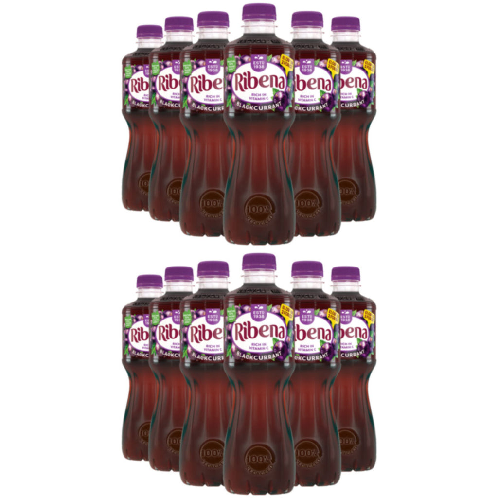 Ribena Blackcurrant Juice Drink, 12 x 500ml