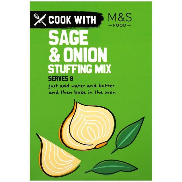 Cook With M&S Sage & Onion Stuffing Mix 125g X