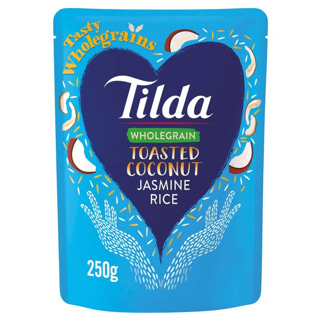 Tilda Microwave Toasted Coconut Wholegrain Jasmine Rice