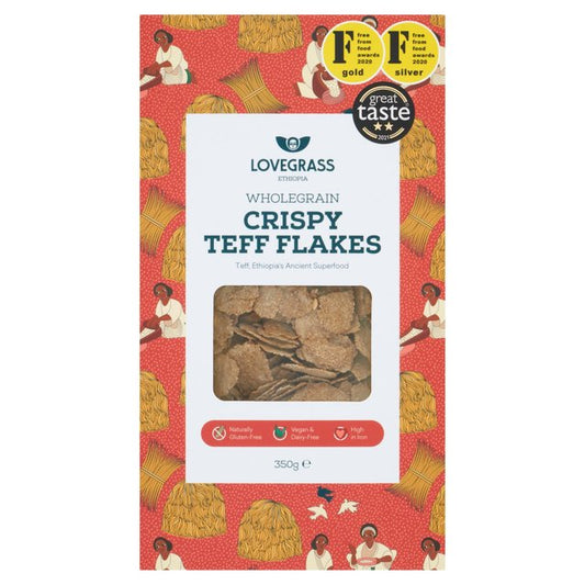 Lovegrass Crispy Teff Flakes Cereals M&S Title  