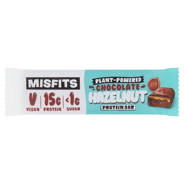 Misfits Chocolate Hazelnut Vegan Protein Bar Free from M&S   