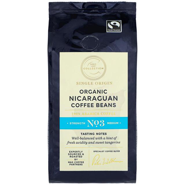 M&S Collection Organic Nicaraguan Coffee Beans Food Cupboard M&S Default Title  