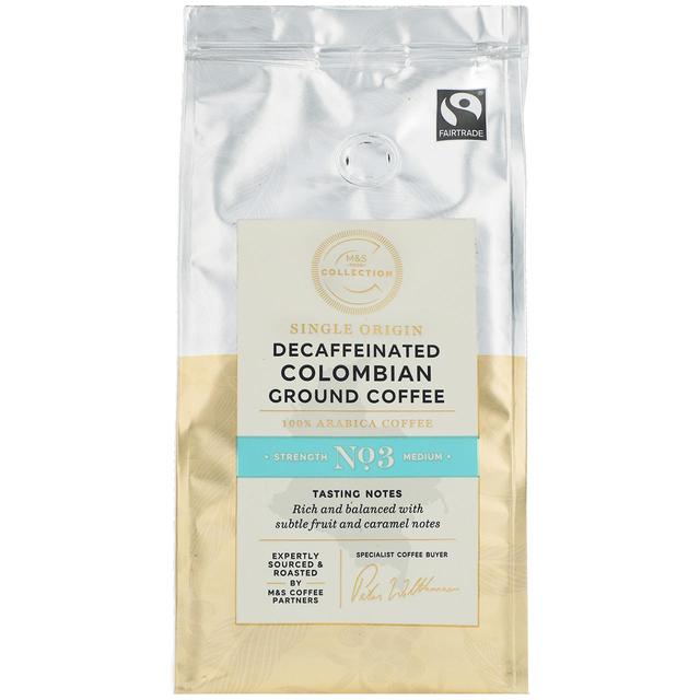 M&S Collection Decaffeinated Colombian Ground Coffee Tea M&S Default Title  