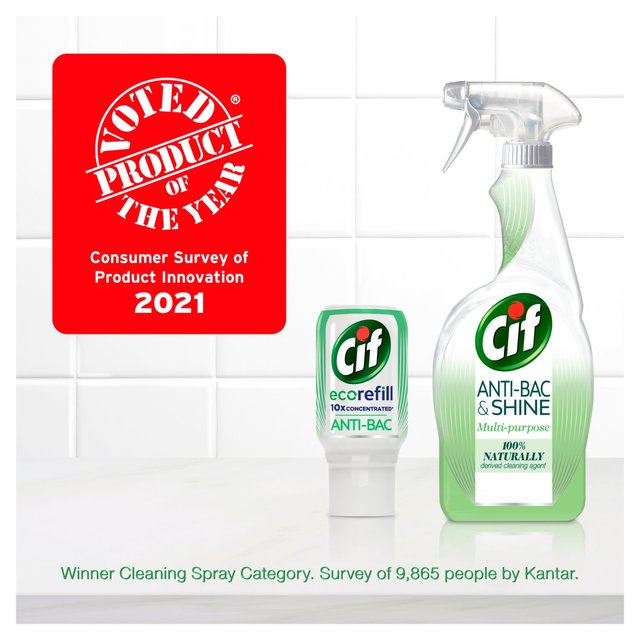 Cif Antibac & Shine Cleaner Spray Disinfectant Accessories & Cleaning M&S   