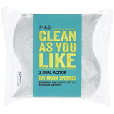 M&S Dual Action Bathroom Sponges General Household M&S   