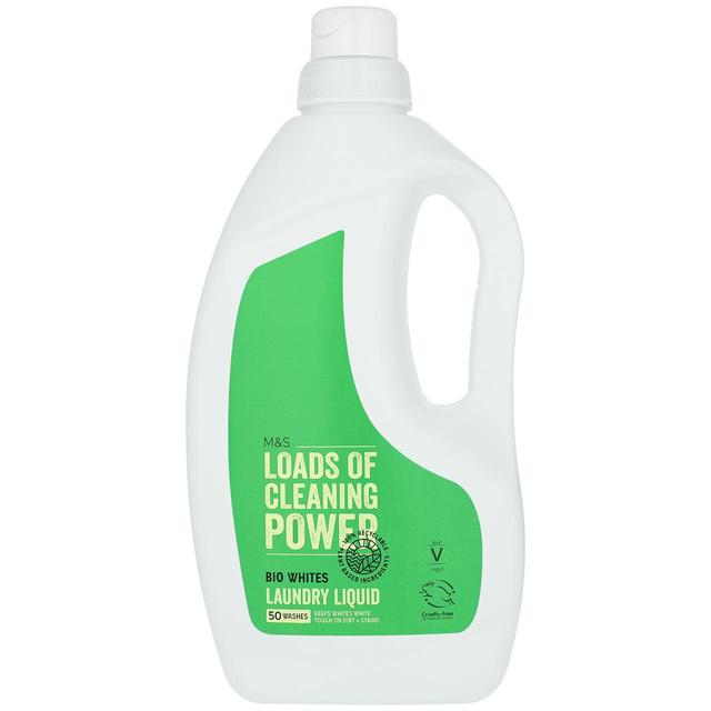 M&S Bio Whites Laundry Liquid 50 Washes