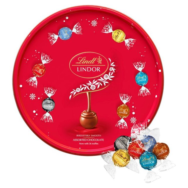 Lindt Lindor Selection Tin Perfumes, Aftershaves & Gift Sets M&S   