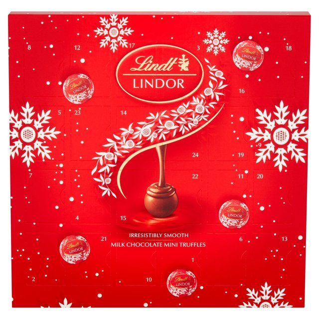 Lindt Lindor Mini Desktop Advent Calendar GOODS M&S   