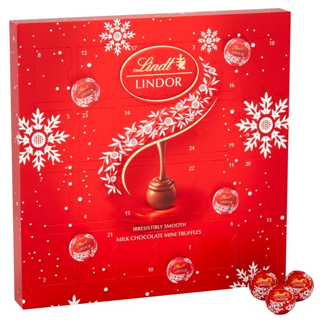 Lindt Lindor Mini Desktop Advent Calendar GOODS M&S   