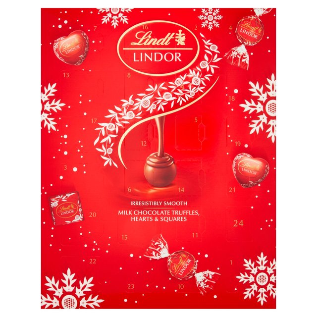 Lindt Lindor Milk Chocolate Advent Calendar Sweets M&S   