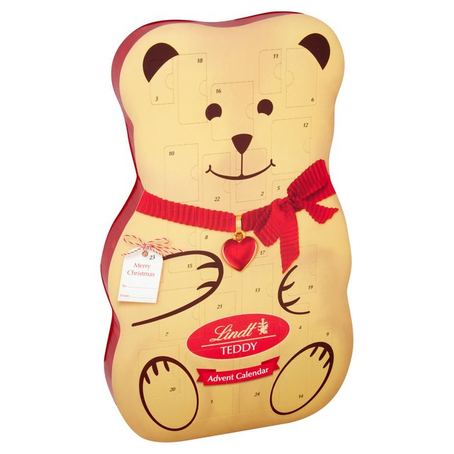 Lindt Teddy 3D Chocolate Advent Calendar GOODS M&S   