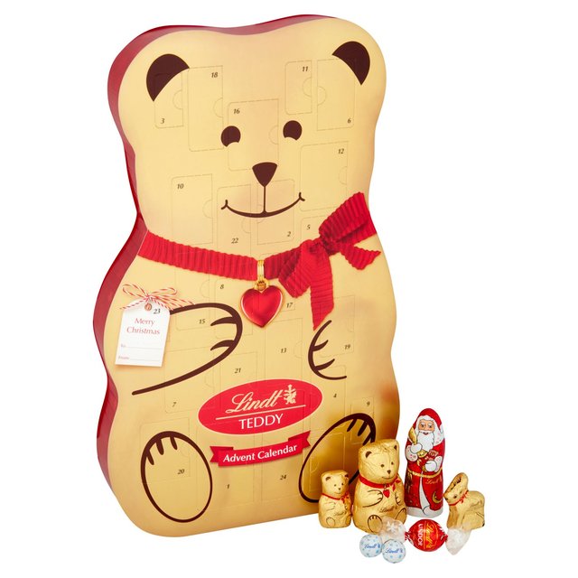 Lindt Teddy 3D Chocolate Advent Calendar GOODS M&S   