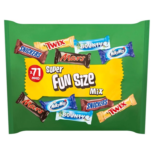 Mars, Snickers, Milky Way & More Funsize Milk Chocolate Party Bag