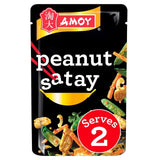 Amoy Roasted Peanut Satay Stir Fry Sauce WORLD FOODS M&S Default Title  