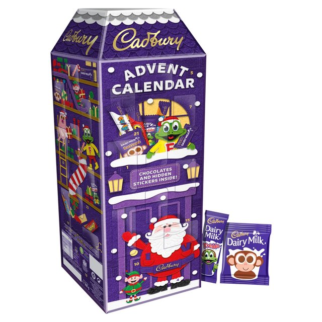 Cadbury 3D Advent Calendar Sweets M&S   