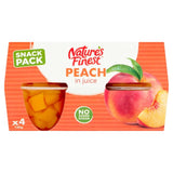 Nature's Finest Fruit Pots Peach in Juice Food Cupboard M&S Default Title  