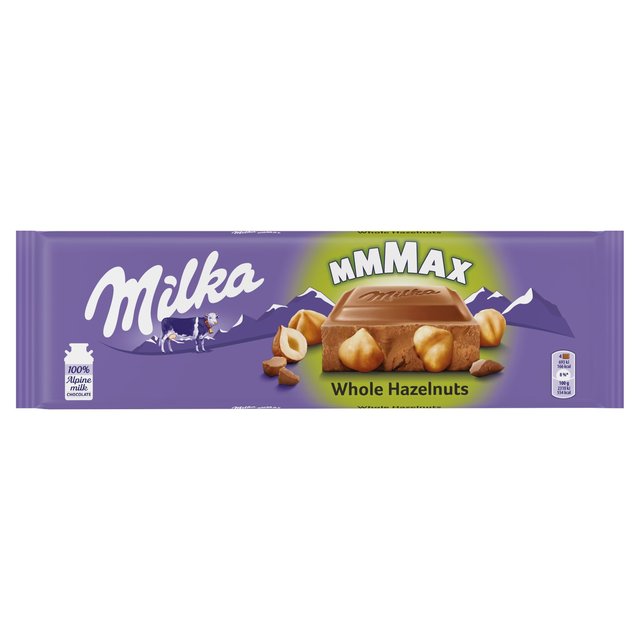 Milka Max Hazelnut Chocolate Bar Food Cupboard M&S Default Title  