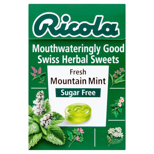 Ricola Mountain Mint Sugar Free Food Cupboard M&S   