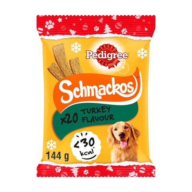 Pedigree Schmackos Dog Treats with Turkey 20 Stick Pet Supplies M&S   