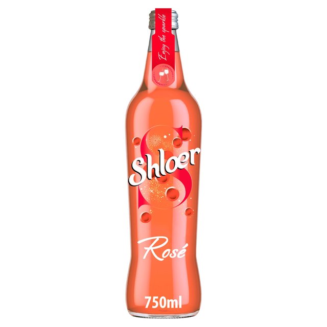 Shloer Rose Sparkling Grape Juice Drink