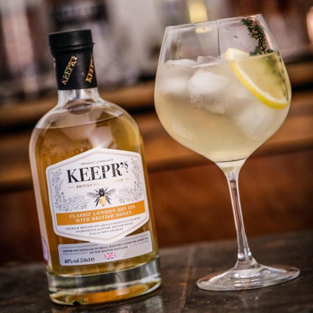 Keepr's Classic London Dry Gin with British Honey Liqueurs and Spirits M&S   