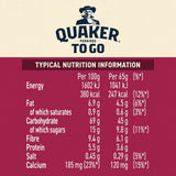 Quaker Porridge To Go Filled Red Berry 65g x Crisps, Nuts & Snacking Fruit M&S   