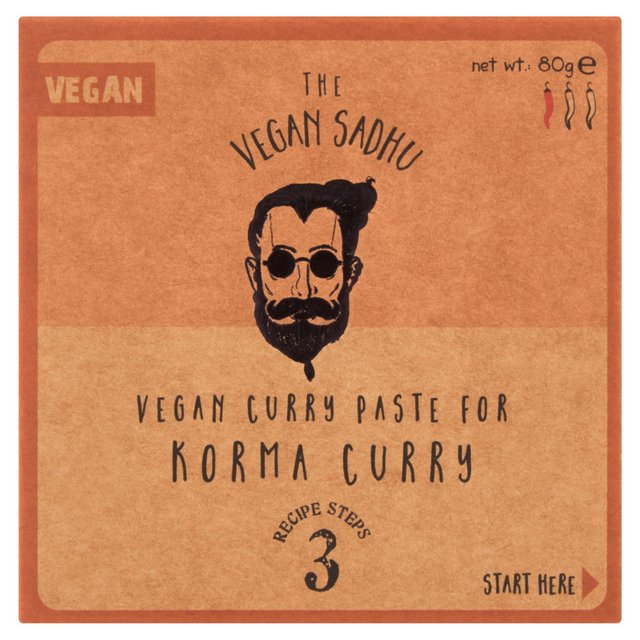 Vegan Sadhu Falafel Korma Curry Paste Vegetarian & Vegan M&S   