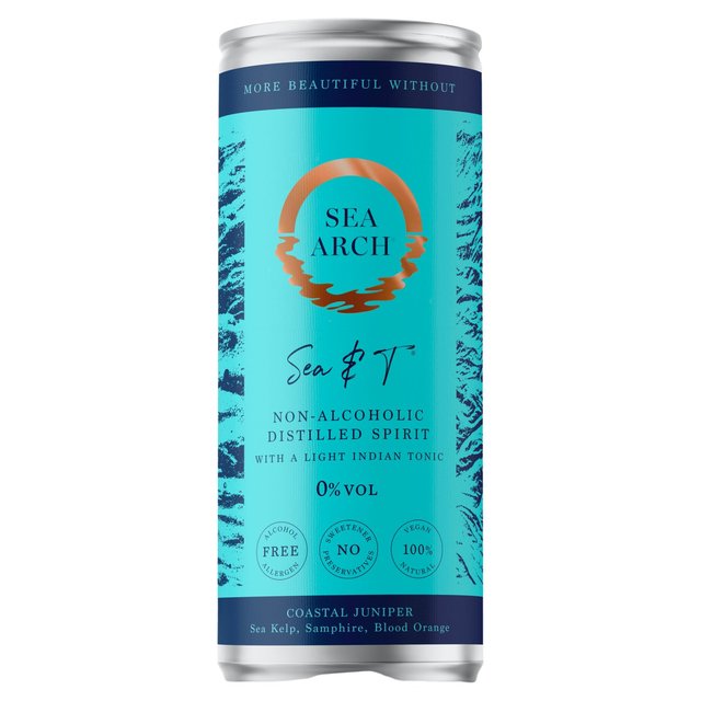 Sea Arch Drinks - Sea & Tonic - Coastal Juniper. Ready-to Drink Liqueurs and Spirits M&S Default Title  