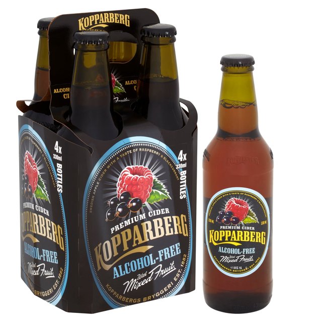 Kopparberg Alcohol Free Mixed Fruit Cider Bottles