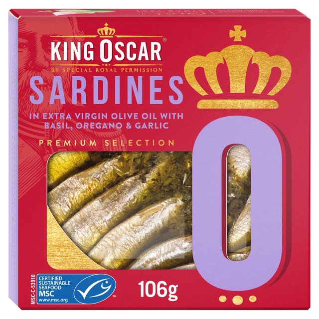 Sardines with Basil, Oregano & Garlic in Extra Virgin Olive Oil