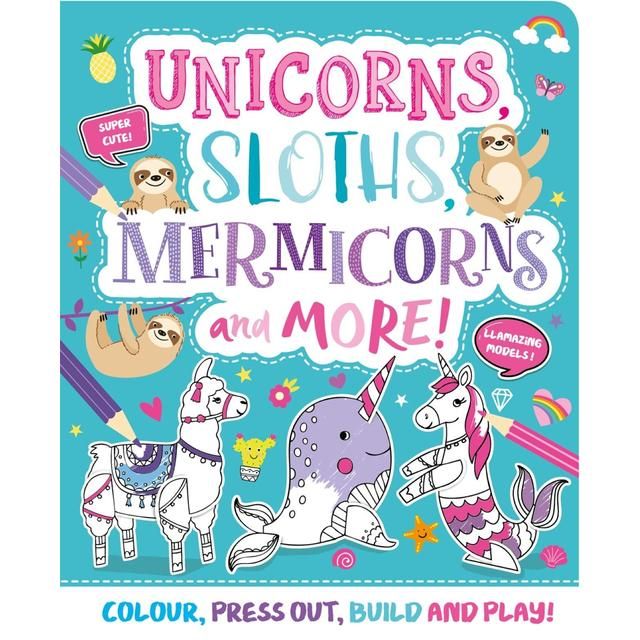 Colour and Craft, Unicorns, Sloths, Mermicorns & More! Toys & Kid's Zone M&S   