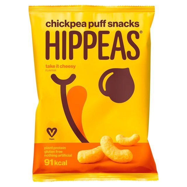 Hippeas Chickpea Puffs - Take It Cheesy Crisps, Nuts & Snacking Fruit M&S Default Title  