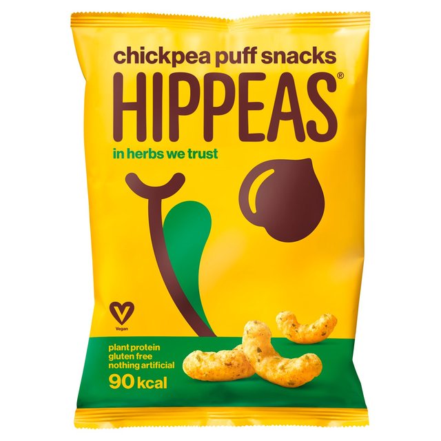 Hippeas Chickpea Puffs - In Herbs We Trust Crisps, Nuts & Snacking Fruit M&S   