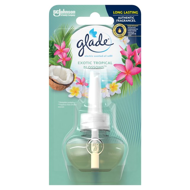 Glade Electric Refill Exotic Tropical Blossom Scented Oil Plugin Miscellaneous M&S   