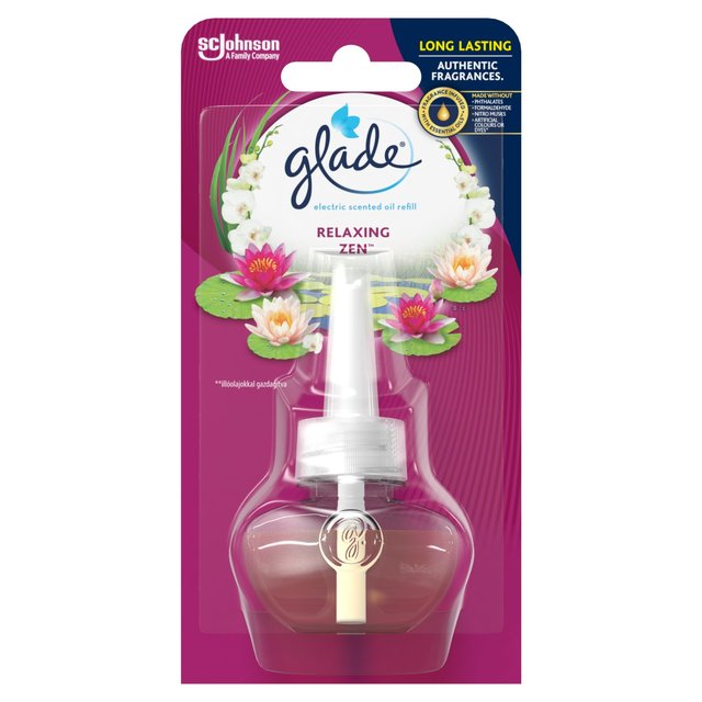 Glade Electric Refill Relaxing Zen Scented Oil Plugin Accessories & Cleaning M&S   