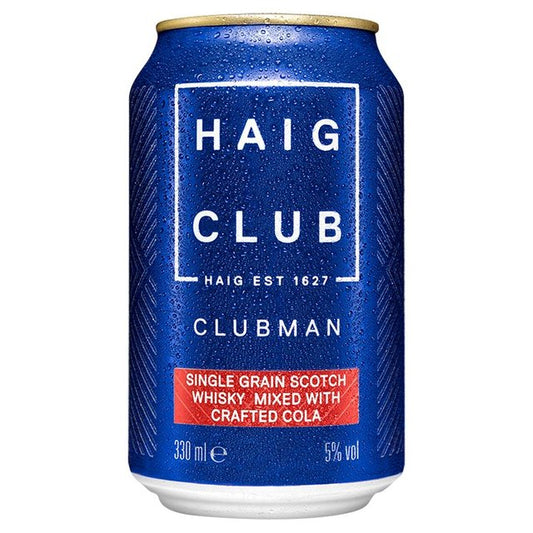 Haig Club Single Grain Scotch Whisky Mixed with Crafted Cola Ready to Drink BEER, WINE & SPIRITS M&S Title  