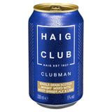 Haig Club Clubman Ginger Ale & Lime Ready to Drink BEER, WINE & SPIRITS M&S   