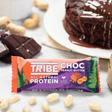 TRIBE Choc Peanut Butter Natural Plant Protein Bars Multipack Cereals M&S   