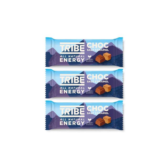 TRIBE Choc Salt Caramel Natural Energy Bars Multipack