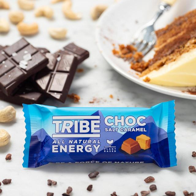 TRIBE Choc Salt Caramel Natural Energy Bars Multipack Cereals M&S   