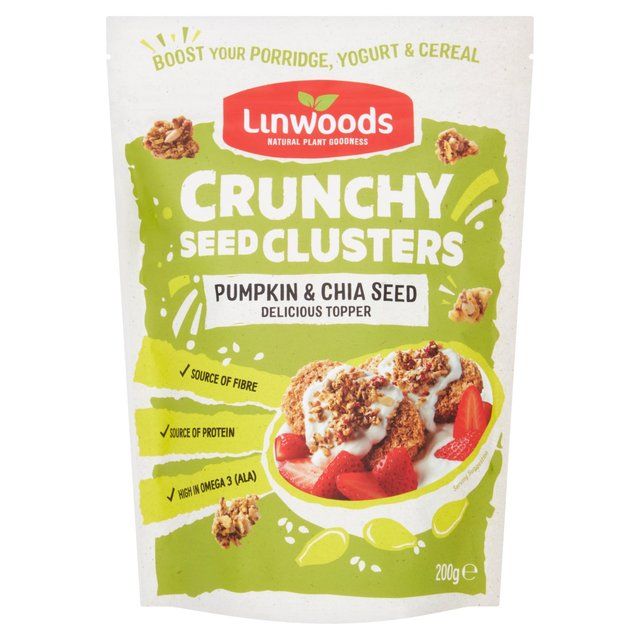 Linwoods Crunchy Seed Clusters Pumpkin & Chia Crisps, Nuts & Snacking Fruit M&S   