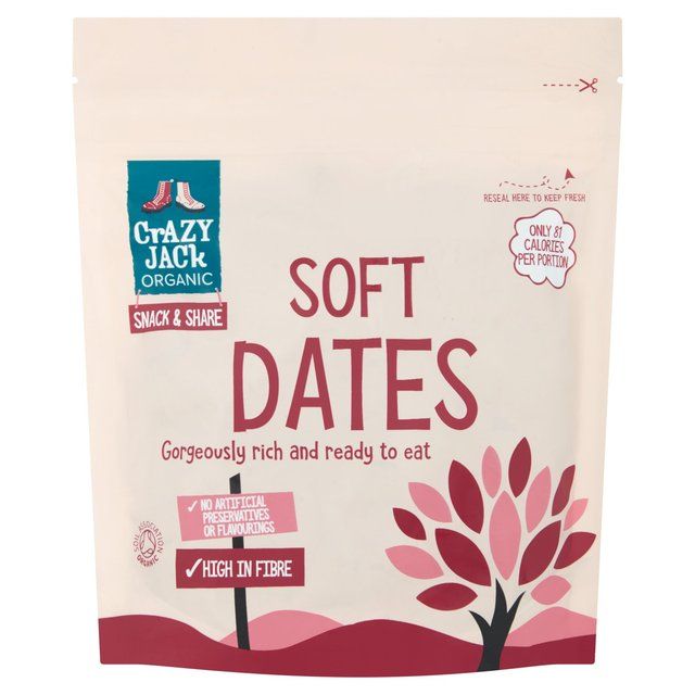 Crazy Jack Organic Soft Dates Ready To Eat Food Cupboard M&S Default Title  