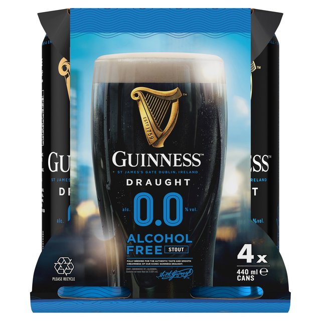 Guinness Draught Alcohol Free Stout Beer