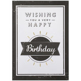 M&S Black and Yellow Happy Birthday Card Perfumes, Aftershaves & Gift Sets M&S Default Title  