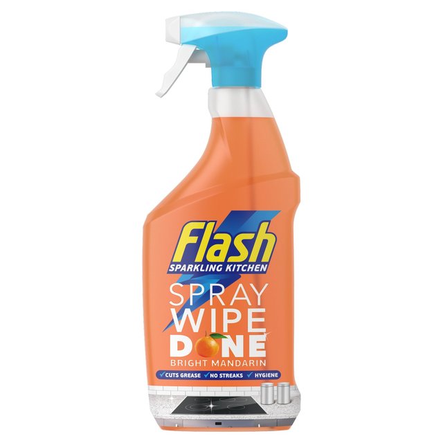 Flash Spray Wipe Done Kitchen Mandarin