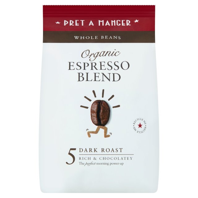 Pret A Manger Organic Espresso Wholebean Coffee